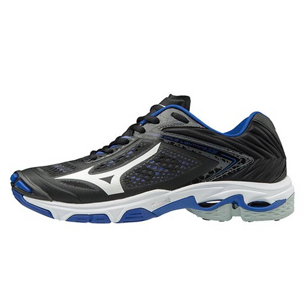 Damske Volejbalove Tenisky Mizuno Wave Lightning Z5 Čierne/Kráľovská Modrá Vypredaj ZLUN47183